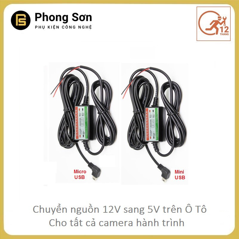 Adapter chuyển đổi điện 12v 24V sang 5V Cho camera hành trình trên ô tô ( BH 3 Tháng) | BigBuy360 - bigbuy360.vn