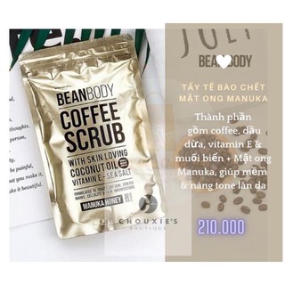 Tẩy da chết bean body coffee scrub