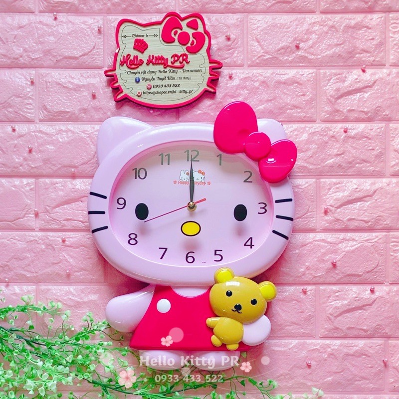 Đồng hồ treo tường HELLO KITTY