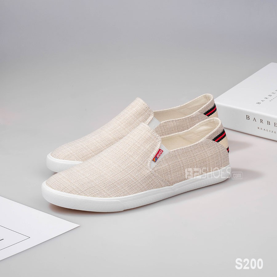Giày lười nam - Slip on nam vải - Mã S200 | BigBuy360 - bigbuy360.vn