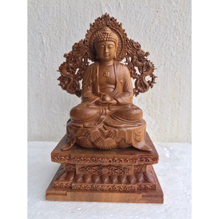 Tượng Phật Gỗ Mini Thờ Cúng [ Phật A Di Đà]