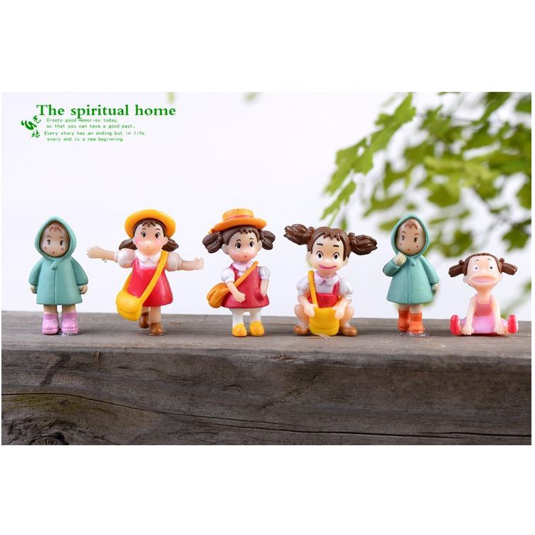 Bộ 2 búp bê áo choàng xanh-mang giỏ Minidoll