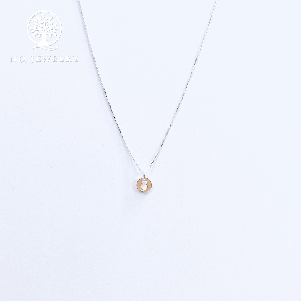 Dây chuyền bạc mặt mèo - NQ Jewelry