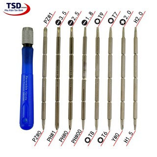 Bộ Tua Vít Đa Năng 8 Cây Tặng Kèm Túi Vải