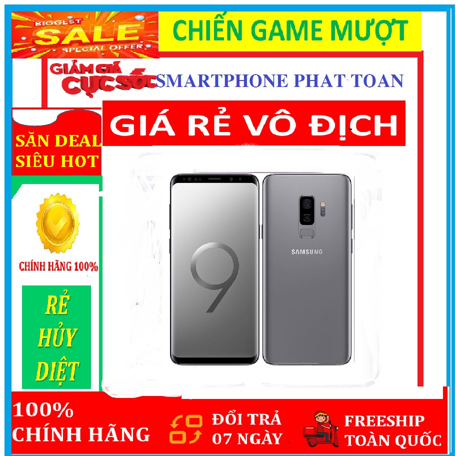 [RẺ VÔ ĐỊCH] điện thoại SAMSUNG GALAXY S9 PLUS (S9+) 2SIM ram 6G/64G mới Fullbox - màn hình vô cực