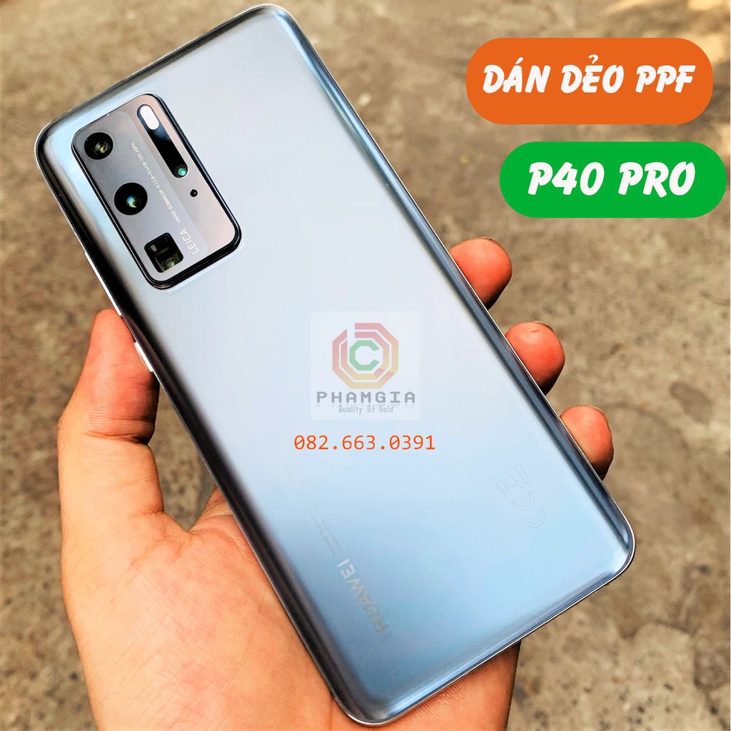 Dán PPF bóng, nhám cho Huawei P40 pro màn hình, mặt lưng, full lưng viền siêu bảo vệ