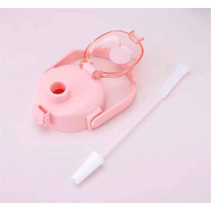 Bình nước thể thao, bình nước học sinh, dung tích 1300ml, có dây đeo tiện lợi, ticker xinh xắn