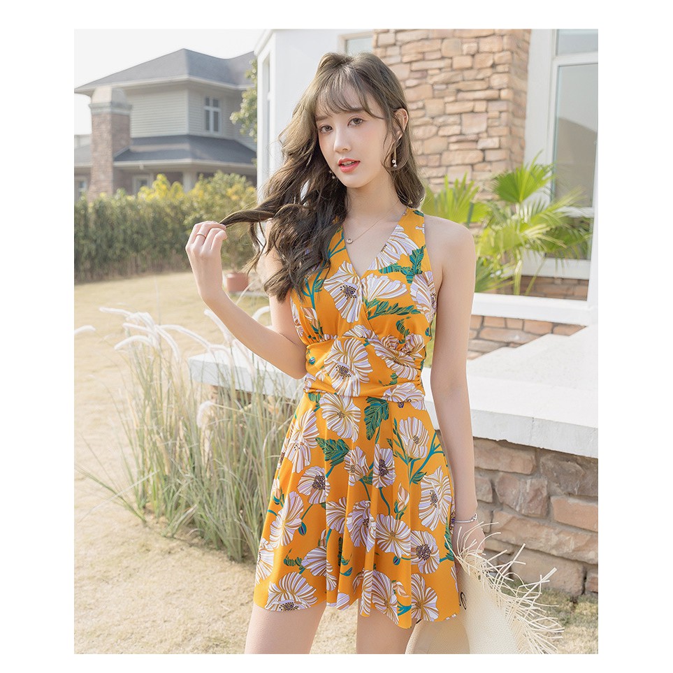 Có Video (Big Size) Bikini Đồ Bơi 1 Mảnh Dạng Váy Phong Cách Hàn Quốc | BigBuy360 - bigbuy360.vn