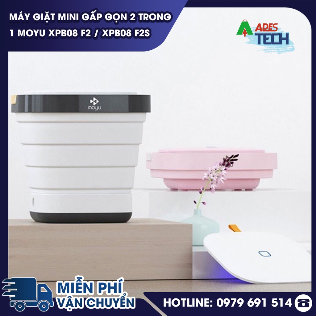 Máy giặt mini Xiaomi gấp gọn 2 trong 1 Moyu XPB08 F2 / XPB08 F2S