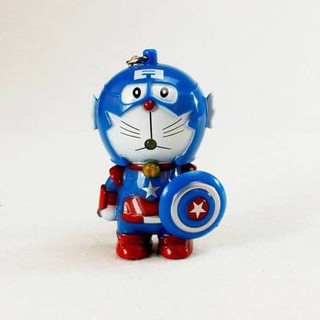 MÓC KHÓA DORAEMON MÀU HỒNG CÓ LED