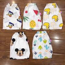 QUẦN ĐÙI CHỤC COTTON GIẤY CHO BÉ, CHẤT ĐẸP, THOÁNG MÁT, MỀM MỊN