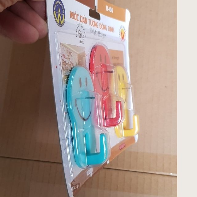 [Có đinh] Móc dán hình ngộ nghĩnh (đinh)