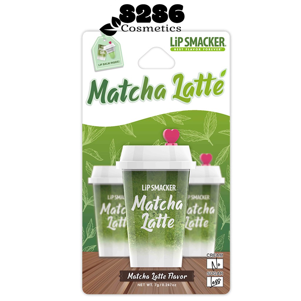 [Có sẵn] Son Matcha trà xanh vị nguyên bản - Lip Smacker Matcha Latte (chính hãng có tem)