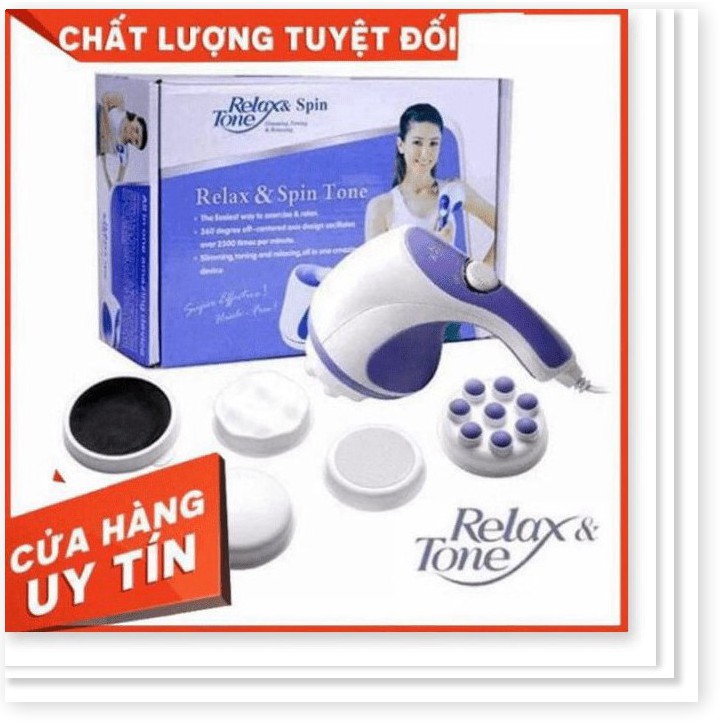 SỐC SALE MÁY ĐÁNH TAN MỠ BỤNG CẦM TAY RELAX &SPIN TONE