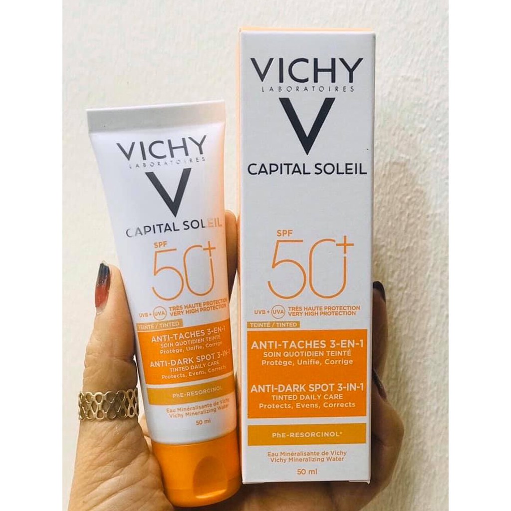 Kem Chống Nắng Giảm Thâm, Ngừa Sạm Da Vichy Capital Soleil SPF 50+ 50ml