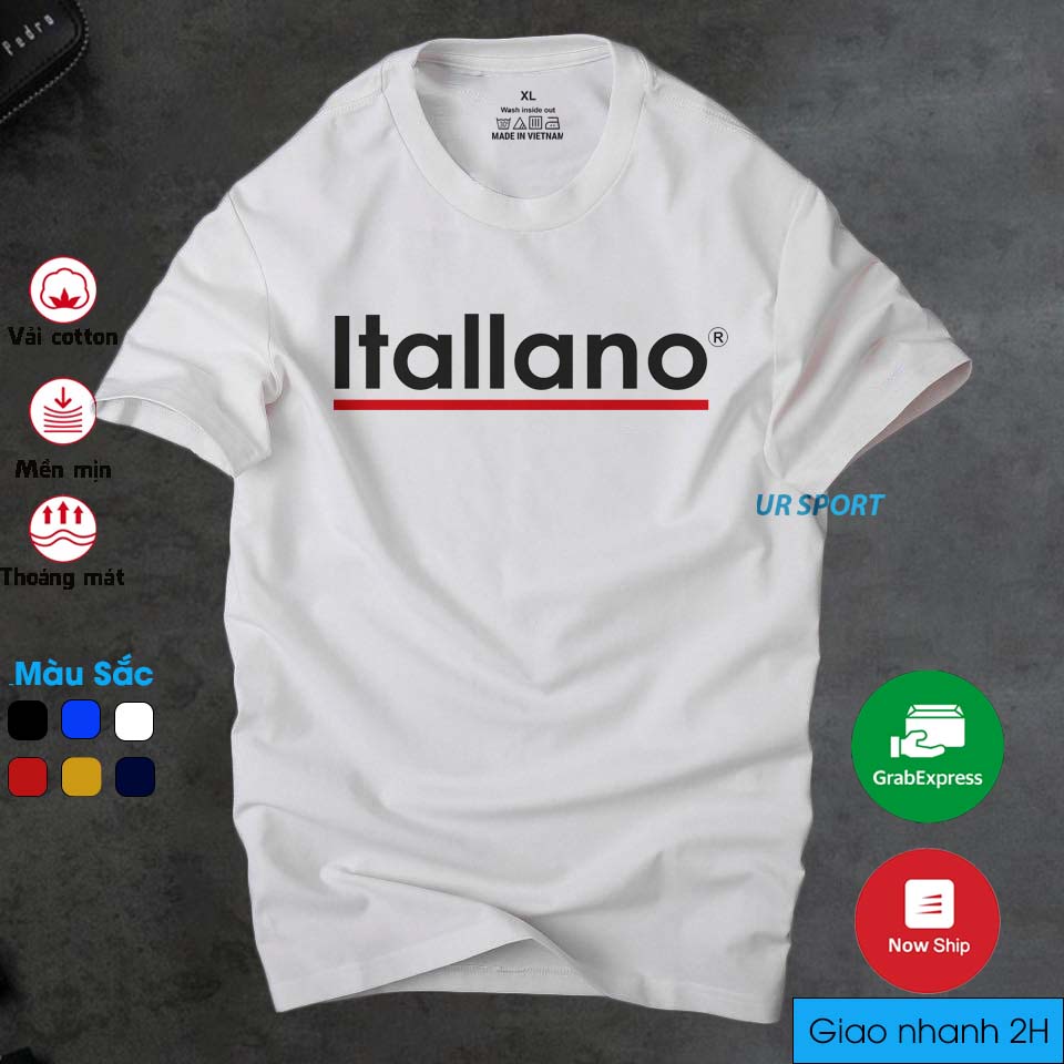 Áo thun nam cổ tròn Itallano năng động tính lịch lãm | ur sport