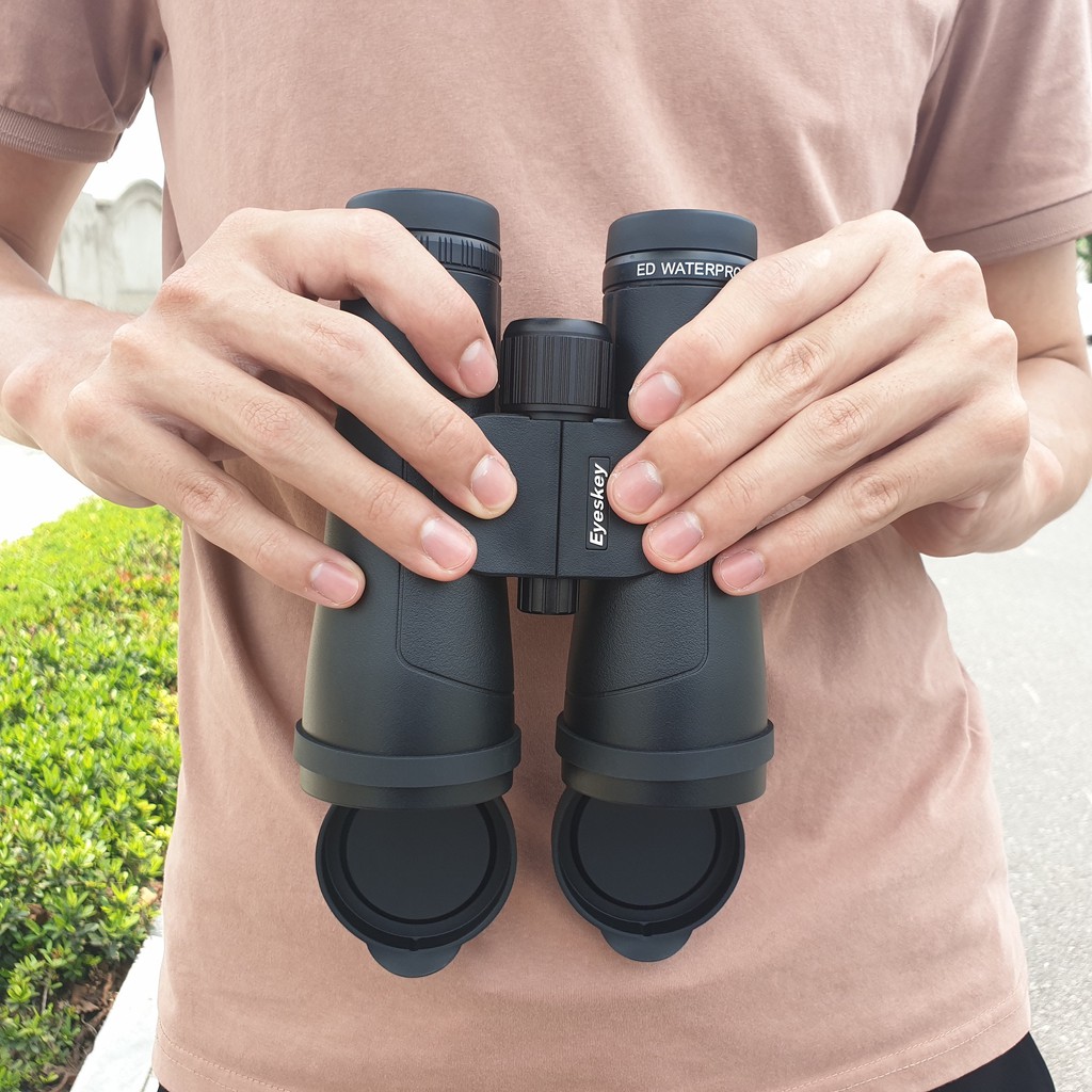 Ống nhòm cao cấp 2 mắt eyeskey 12x50 ED captor chính hãng quân sự  mini giá rẻ chuyên dụng săn ong du lịch