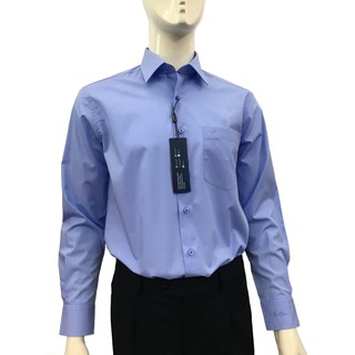 Áo sơ mi nam tay dài vạt ngang Regular Vĩnh Tiến 320 - xanh tím