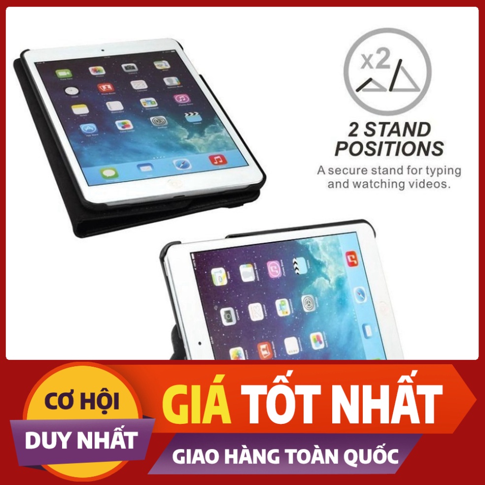 Bao da iPad Mini 4 / Mini 5 xoay 360 độ chống bụi chấm thấm tiện lợi - Hàng nhập khẩu