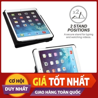 Bao da cho iPad Mini 1 / 2 / 3 siêu chống sốc, không viền, xoay 360 độ chính hãng HOTCASE (bảo vệ máy, mặt da mịn)