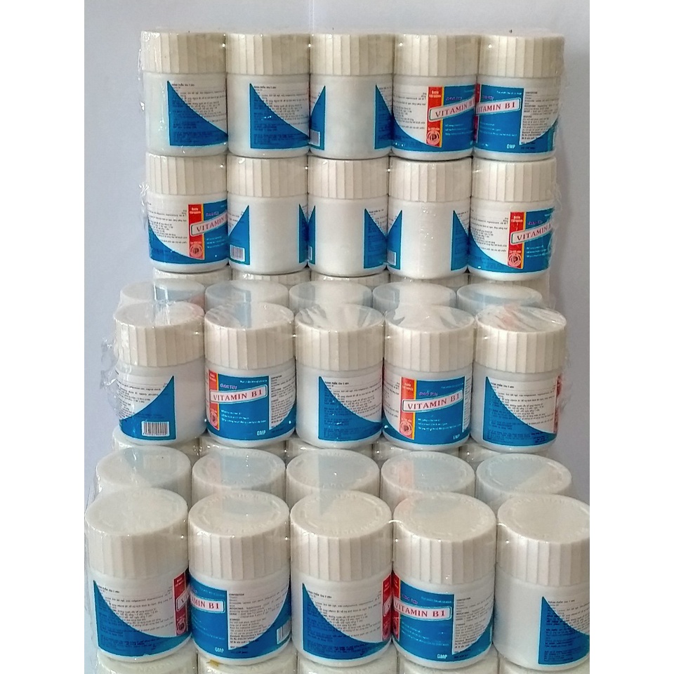 Viên uống VITAMIN B1 LỌ 100 VIÊN DAKTIN giúp ăn ngon miệng hỗ trợ trong trường hợp viêm đa dây thần kinh, tê bì tay chân