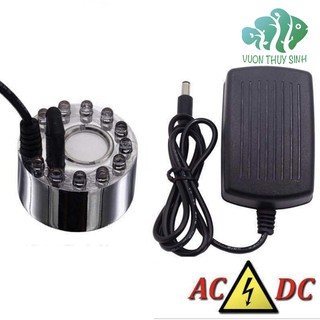 Máy tạo khói phun sương đèn led đổi màu thân máy bằng kim loại chống rỉ (loại tốt)