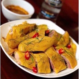 Gà ủ muối dai giòn