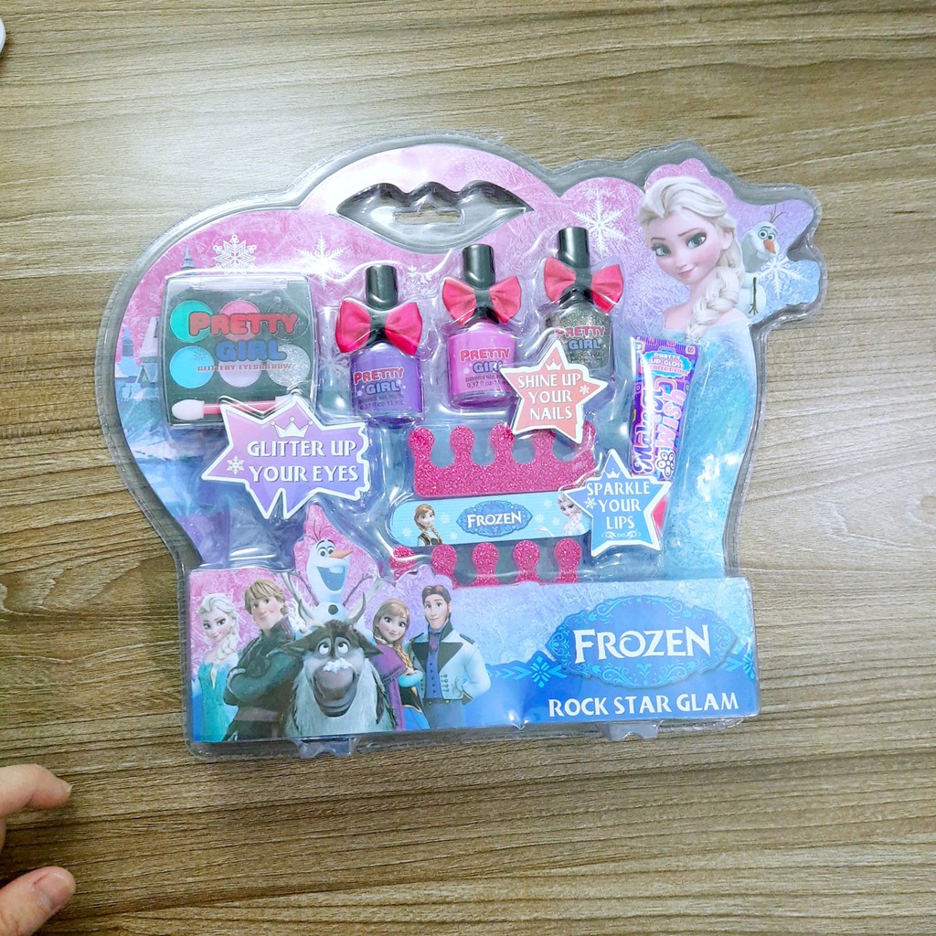 Bộ đồ chơi sơn móng tay-Phụ kiện làm móng nails cho bé gái-Giúp bé rèn sự khéo léo của tay và tăng trí tưởng tượng