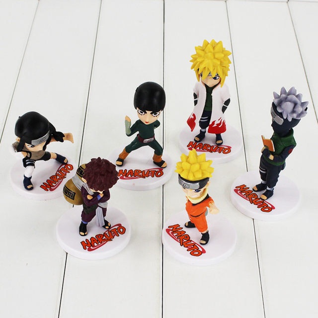 Set 6 Mô Hình Phim Hoạt Hình Naruto phiên bản Q