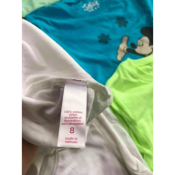 Áo thun cotton bé gái