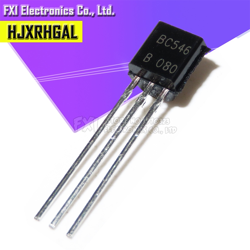 100 CÁI BC546 BC546B TO-92 TO92 546B triode transis Transistor mới nguyên bản