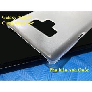 Ốp lưng Sam sung Galaxy Note 9/ S9 plus nhựa CỨNG NHÁM MỜ