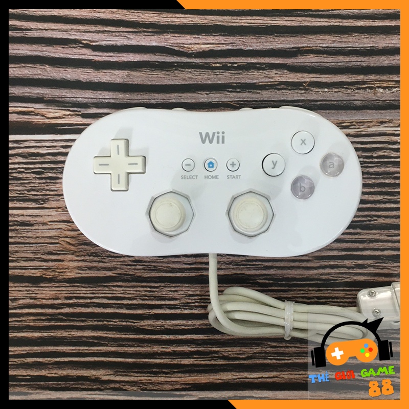 Tay cầm Wii Classic - Wii Classic Controller phụ kiện chơi game máy Wii (trắng)