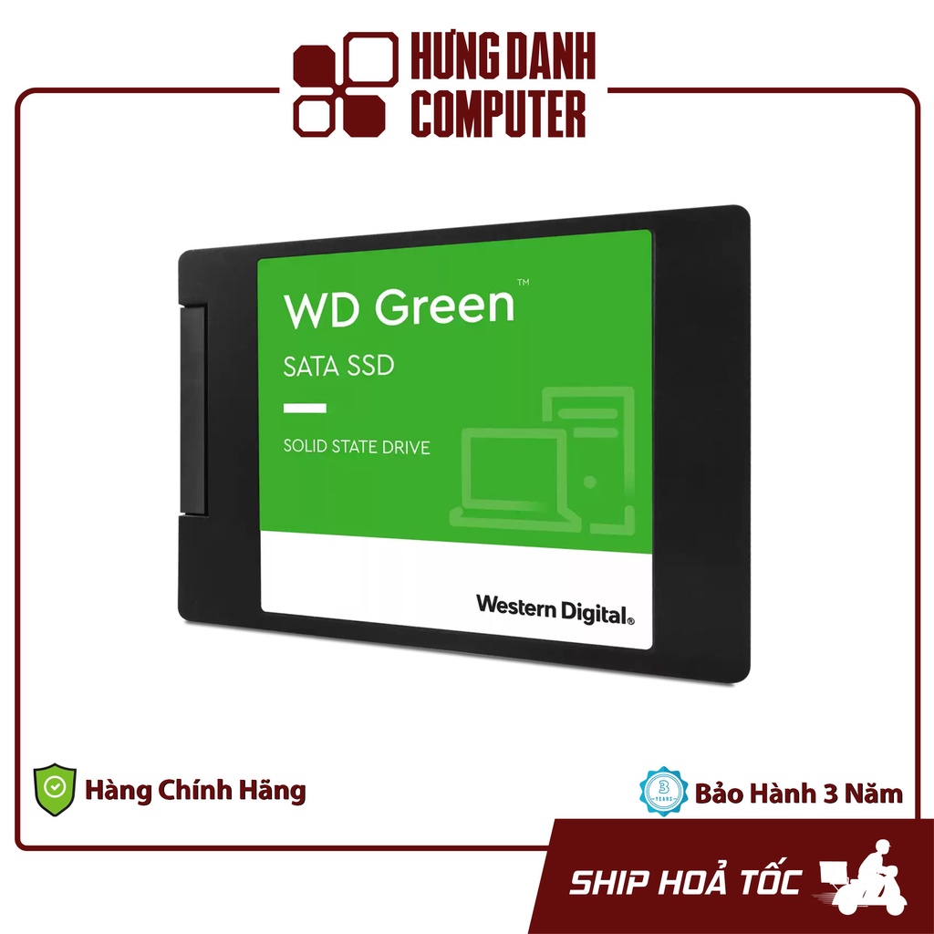 Ổ cứng SSD Western Digital Green 240GB 480GB Sata 3 2.5 Inch Tốc Độ Đọc 545 MB/s