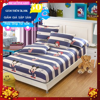 Sỉ ga trải giường 1m4 bọc đệm poly hàn