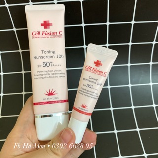 Kem chống nắng Cell Fusion C Toning