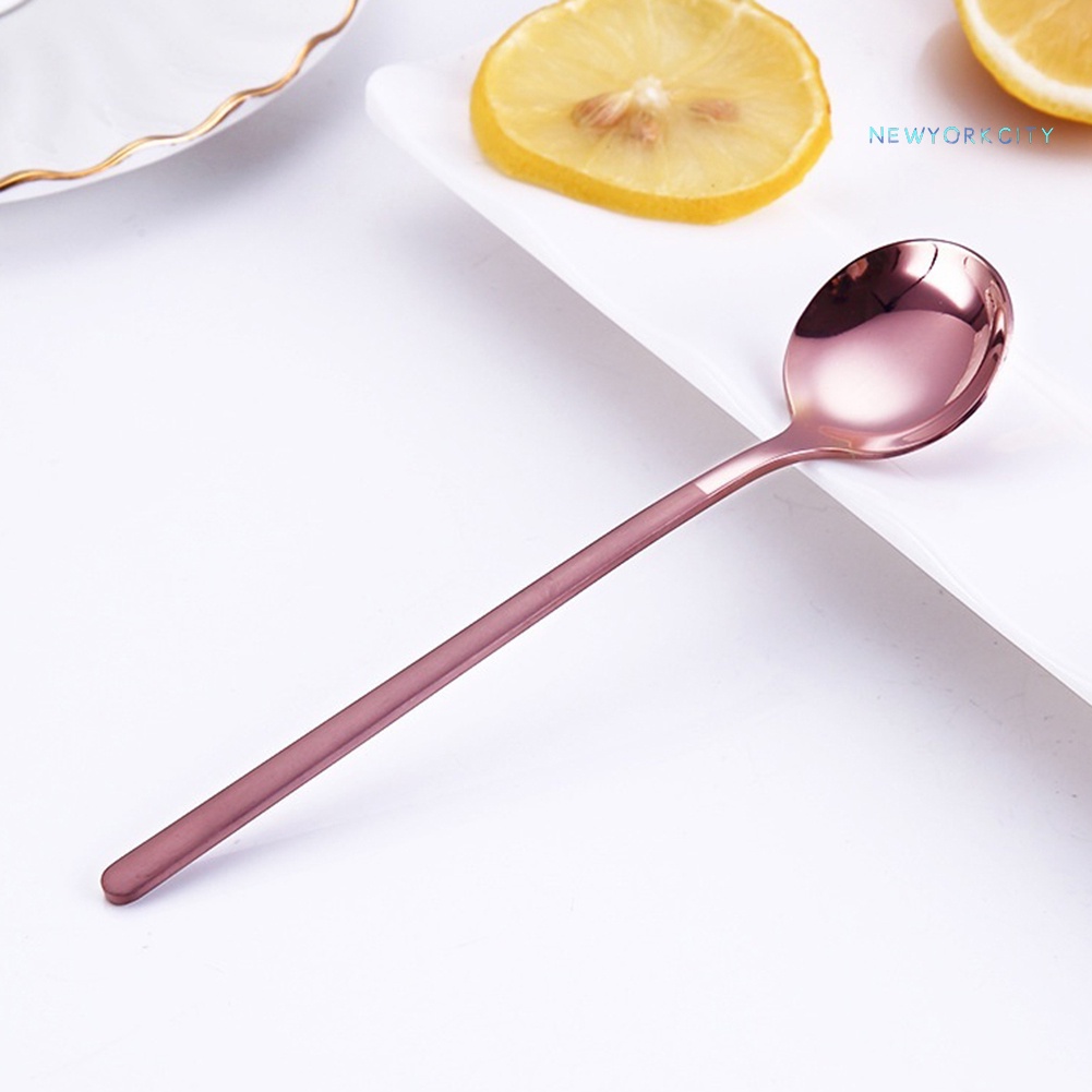 Muỗng Khuấy Trà/Cà Phê/Tráng Miệng Bằng Thép Không Gỉ Chống Gỉ NYC