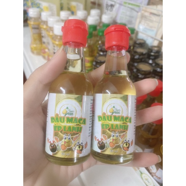 Dầu Ăn Dặm Macca Super Green 60ml Cho Bé Từ 6 Tháng