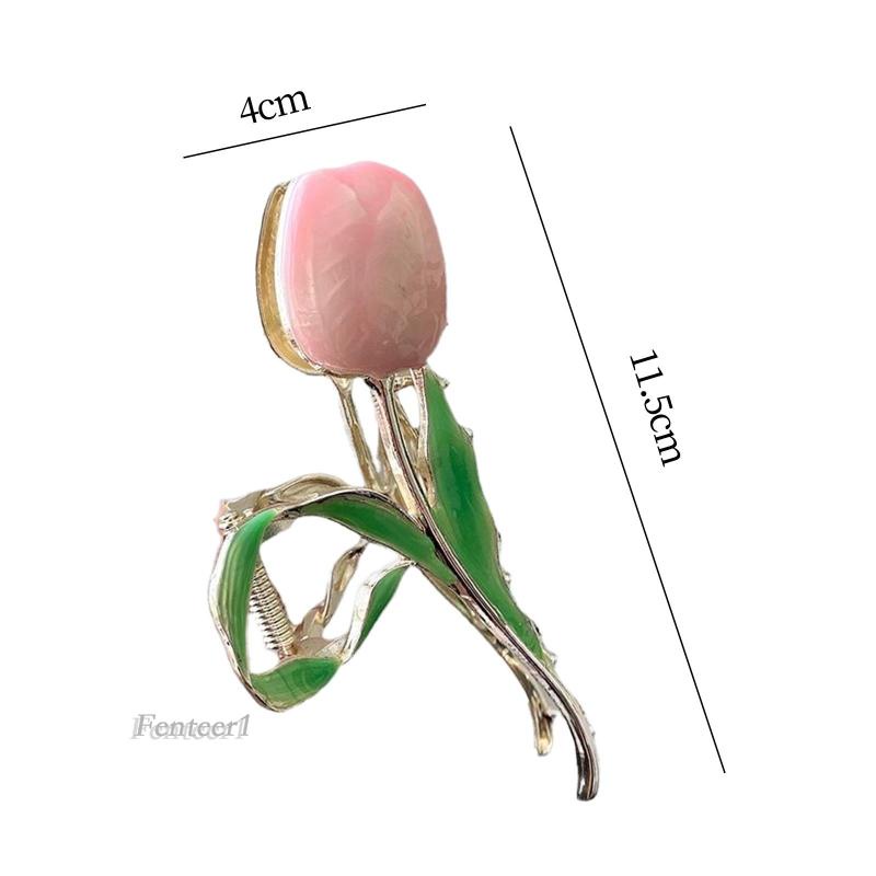 [Fenteer1] Kẹp Tóc Tạo Kiểu Hình Bông Hoa Chống Trượt