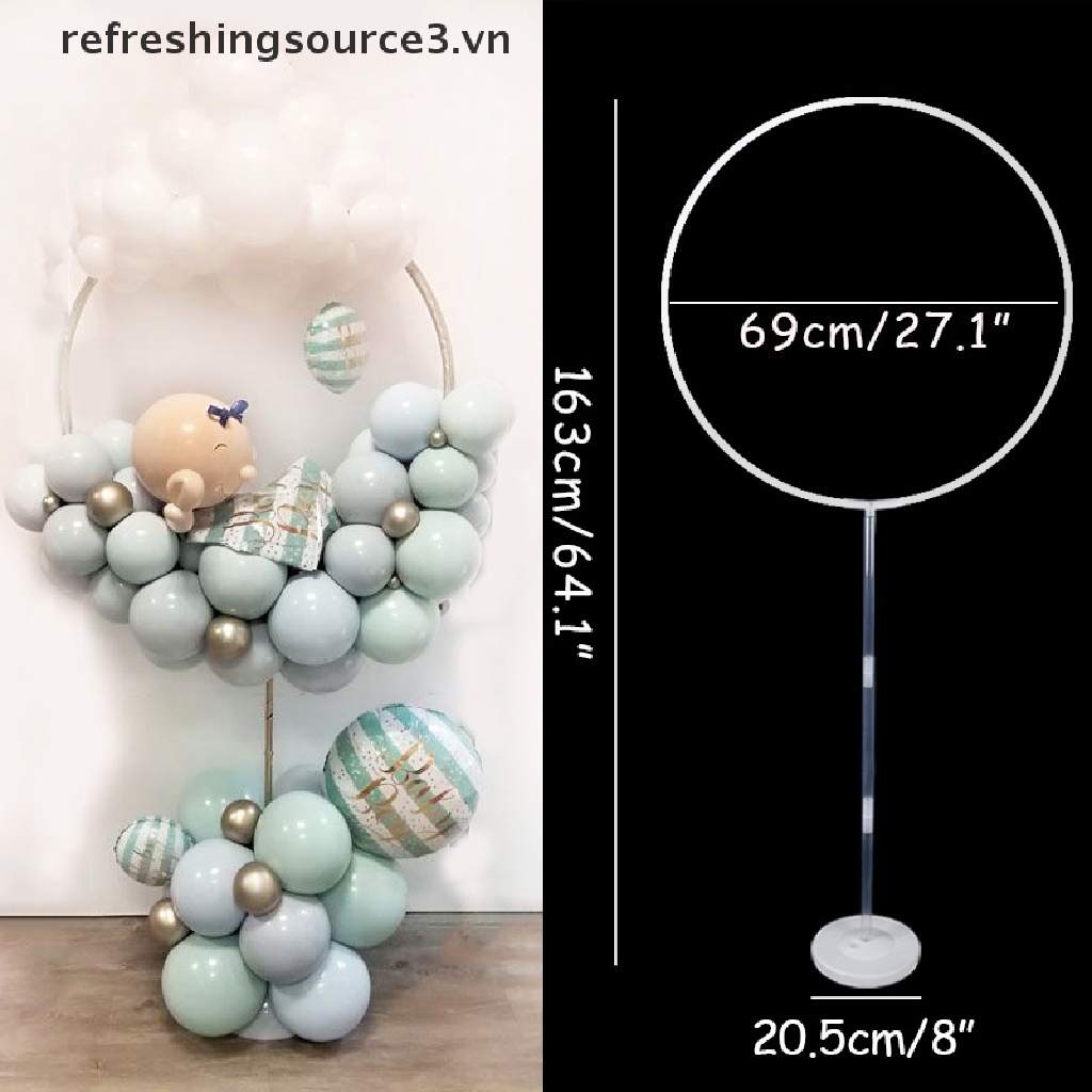 Bộ Khung Bong Bóng Tròn 163x73cm Trang Trí Tiệc Cưới