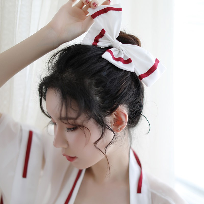 Cosplay y tá kimono sexy gợi cảm có áo choàng - Đồ cosplay sexy y tá kimono cổ trang Nhật Bản