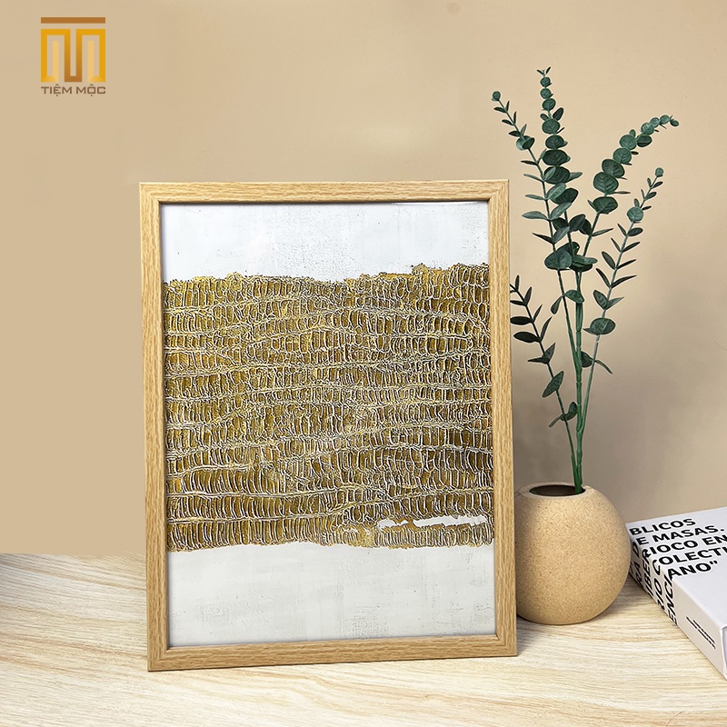 Khung hình treo tường Tiệm Mộc - viền mỏng - Mặt Mica trong suốt 20x30cm/25x35cm/30x40cm