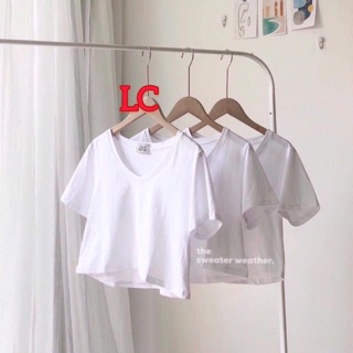 Áo croptop cổ tim