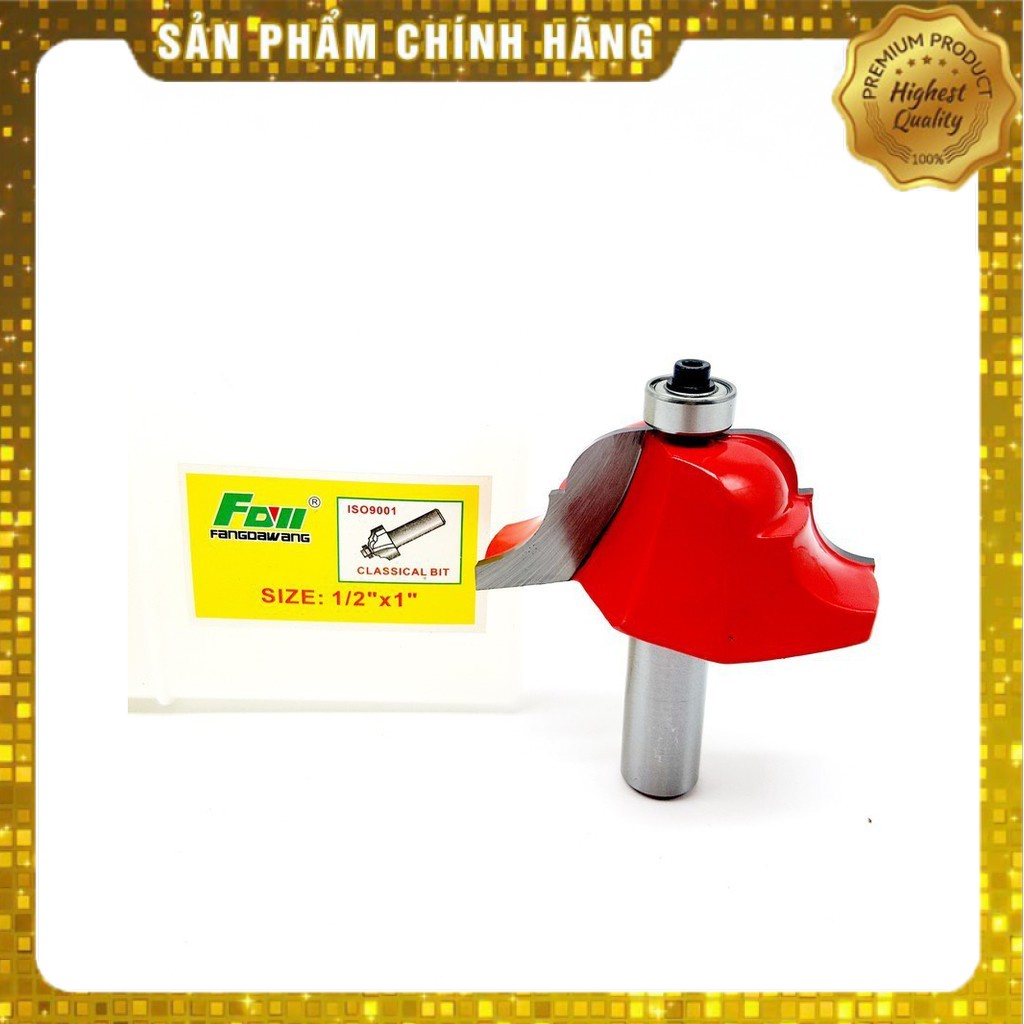 MŨI PHAY GỖ 2 HÌNH 15MM CAO CẤP