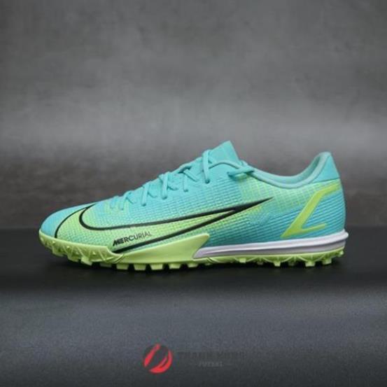 GIÀY ĐÁ BÓNG CHÍNH HÃNG NIKE MERCURIAL VAPOR 14 ACADEMY TF IMPULSE - CV0978-403 - XANH NGỌC ! < ;;; x % 🙂