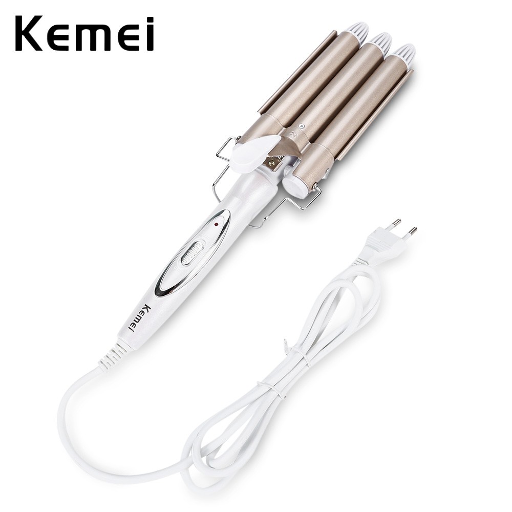 Máy Uốn Tóc 3 Trục Kemei - 1010