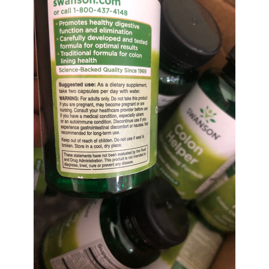 Đại Tràng Swanson Colon Helper của Mỹ
