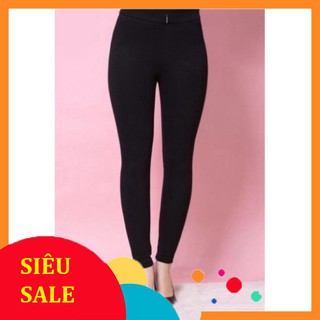 Quần Legging Chất Cotton Co Dãn 4 Chiều Không Phai Không Xù Vải Dày Dặn Len Dáng Đẹp