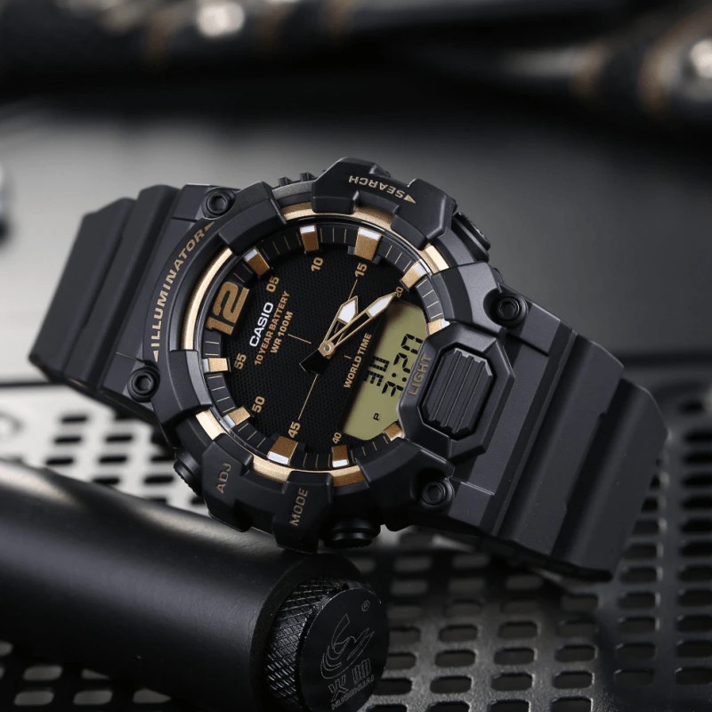 Đồng Hồ Nam Casio Dây Nhựa Trẻ Trung HDC-700-9AVDF Chính Hãng