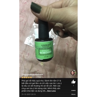 PHÁ GEL VINIMAY 15ml [DẠNG LỎNG]
